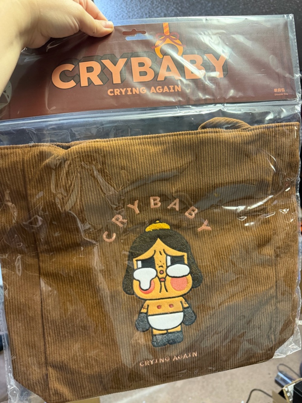 PopMart CRYBABY Crying Again Shoulder Bag